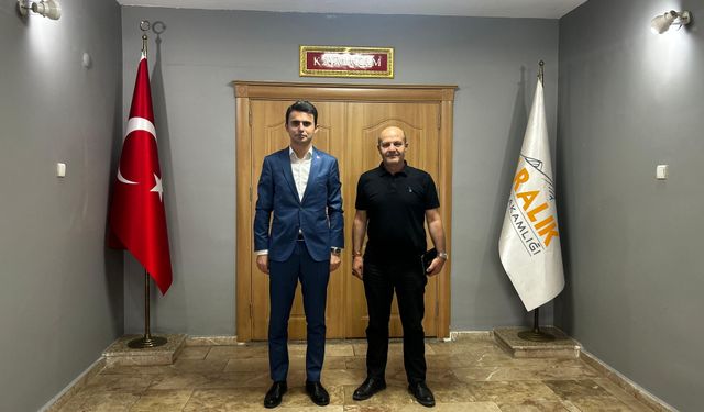 Aralık Kaymakamı Sançar Batuhan Kurdu’ya Hoş Geldin Ziyareti