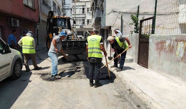 Bozulan yollar için ekipler sahada