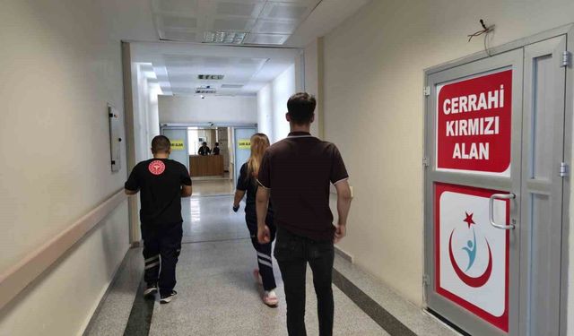 Elektrik akımına kapılan işçi yaralandı