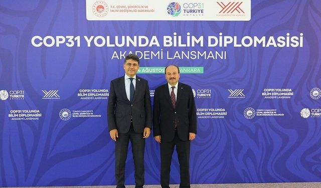 Rektör Çakmak, 'COP31 Yolunda Bilim Diplomasisi: Akademi Lansmanı' Programına Katıldı