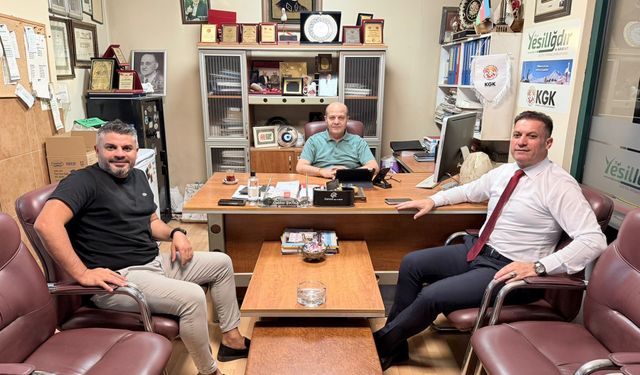 Fikret Bağca ve Ali Kazan’dan Kutlama Ziyareti
