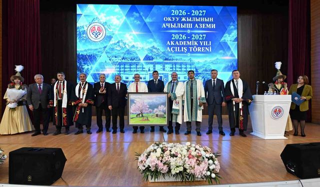 Atatürk Üniversitesi ile Kırgızistan-Türkiye Manas Üniversitesi arasındaki akademik ve gönül köprüsünü güçlendiren ziyaret
