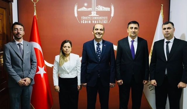 Azerbaycan Kars Başkonsolosu Goşgar Zeynalov’dan Vali M. Fırat Taşolar’a Ziyaret
