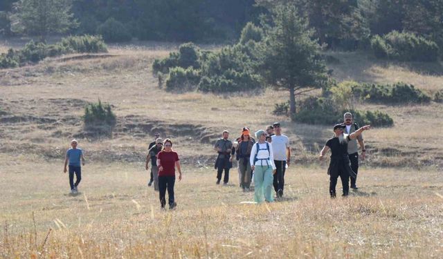 Erzurum'da doğanın kalbinde 15 kilometrelik yürüyüş