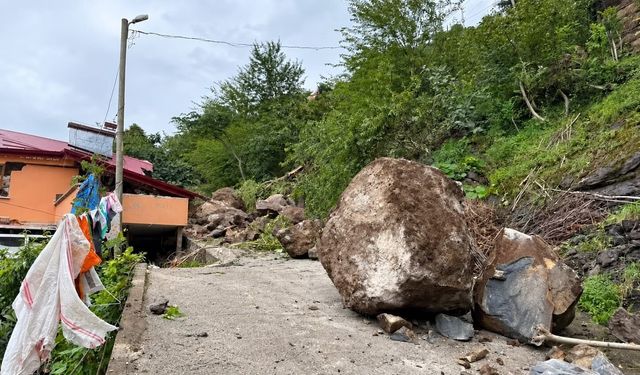 Fındık yevmiyesinde olan aile faciadan kurtuldu