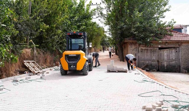 Pelitözü Mahallesinin sokakları kilit parke oluyor