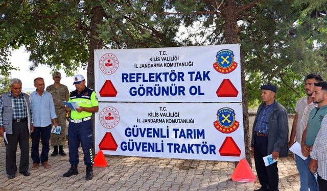Traktör sürücülerine 'Güvenli Tarım' eğitimi