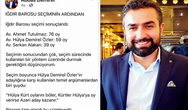 Baro Seçiminin Ardından Abbas Demirel’den Dikkat Çeken Paylaşım