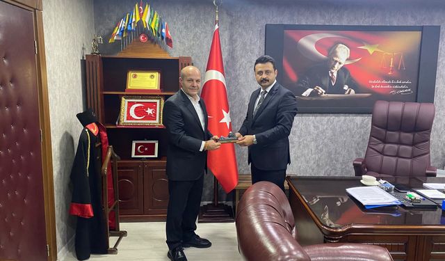 Cumhuriyet Başsavcısı Onur Yılmaz’a Hoş Geldin Ziyareti