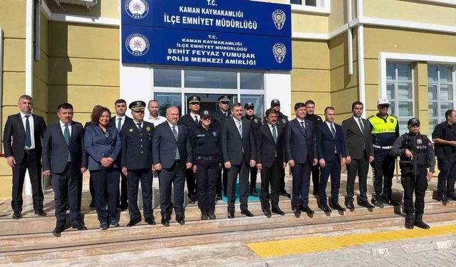 Bakan çiftçi; Kaman'da emniyet müdürlüğü ve öğretmenevi binasını ziyaret etti