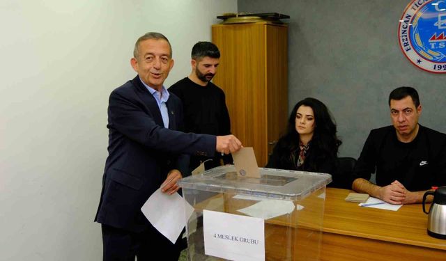 Erzincan TSO'da seçimin galibi Ahmet Tanoğlu