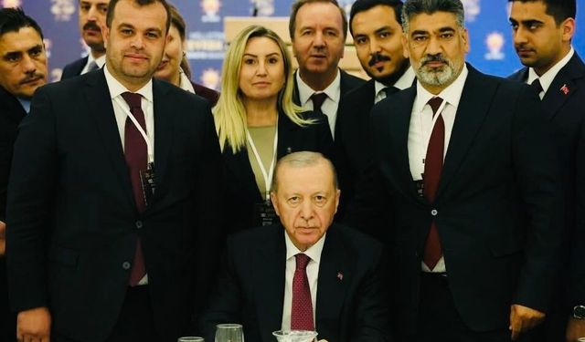Genişletilmiş İl Başkanları Toplantısında İl Başkanı Ayaz, Cumhurbaşkanı Erdoğan ile Görüştü