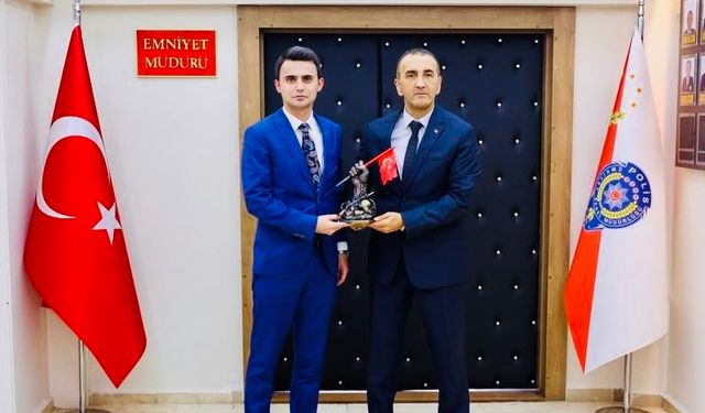 Aralık Kaymakamından İl Emniyet Müdürüne Hoş Geldin Ziyareti