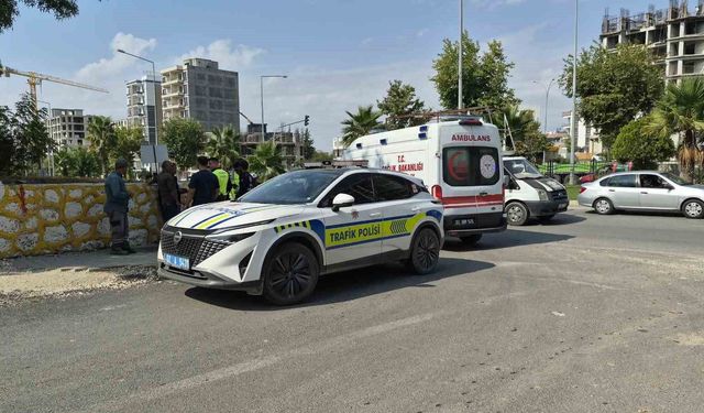 Motosiklet devrildi: 1 yaralı