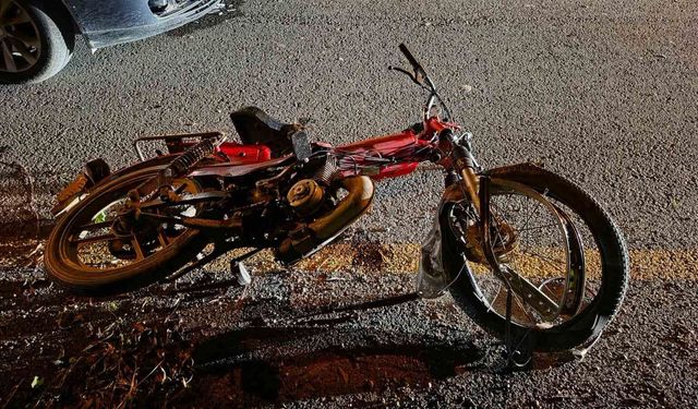 Otomobil ile motosiklet kafa kafaya çarpıştı: 1 ölü