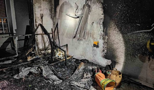 Rezidansta çıkan yangında 1 kişi öldü, 1 kişi yaralandı