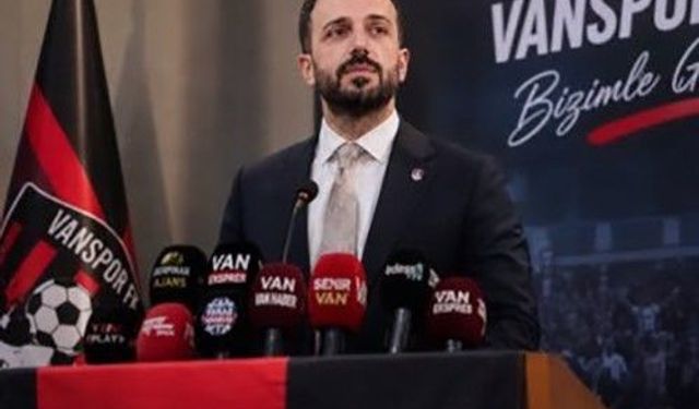 Vanspor FK Başkanı Özgür İreç İlhan'dan bahis soruşturması açıklaması