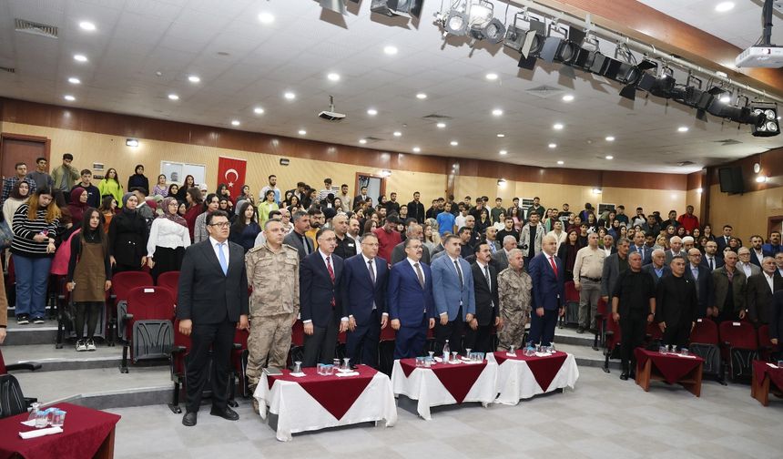 Iğdır Üniversitesinde “Bölgesel Aktörlerin Gücüyle Toplumsal Barış ve Terörsüz Gelecek Vizyonu”