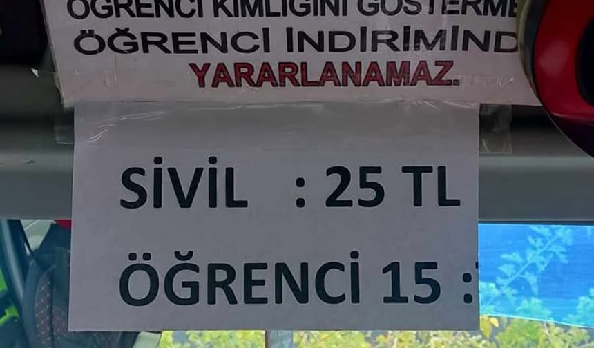 IĞDIR’DA DOLMUŞ ÜCRETLERİNE ZAM YAPILDI