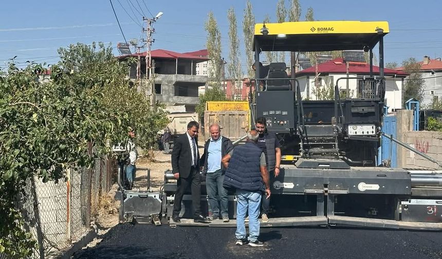 Tuzluca İlçesi Şehir İçi Asfalt Çalışmaları Tamamlandı