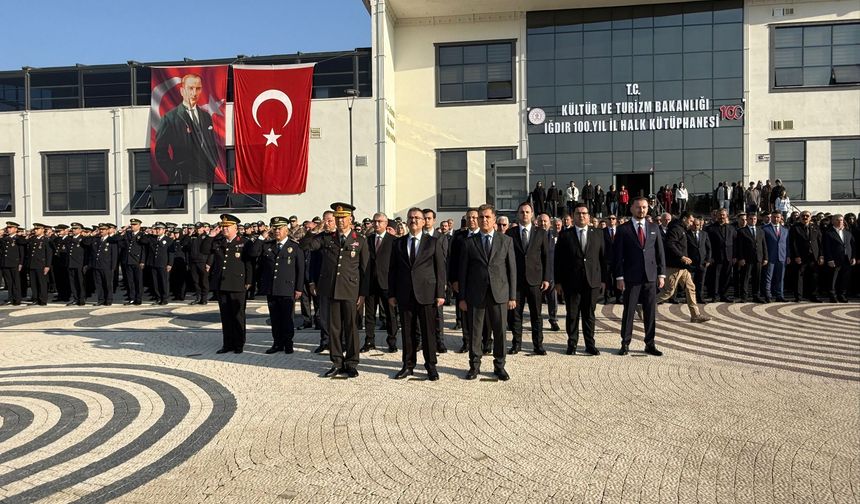 Iğdır’da 10 Kasım Atatürk’ü anma töreni düzenlendi
