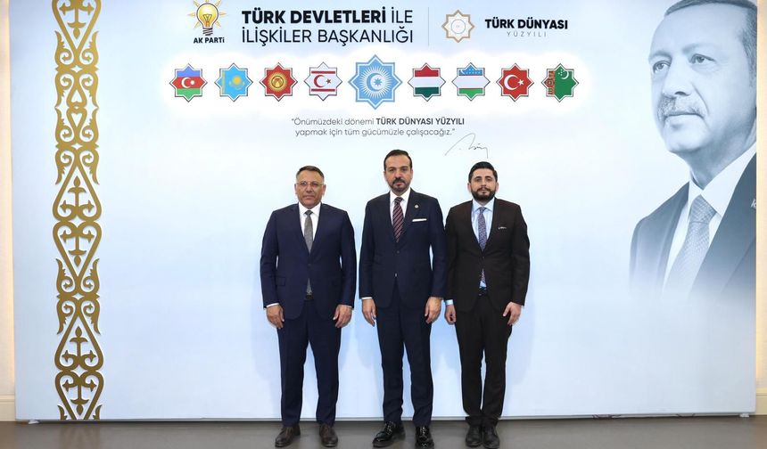 Rektör Gürel’den AK Parti Türk Devletleri ile İlişkiler Başkanı Zorlu’ya Ziyaret