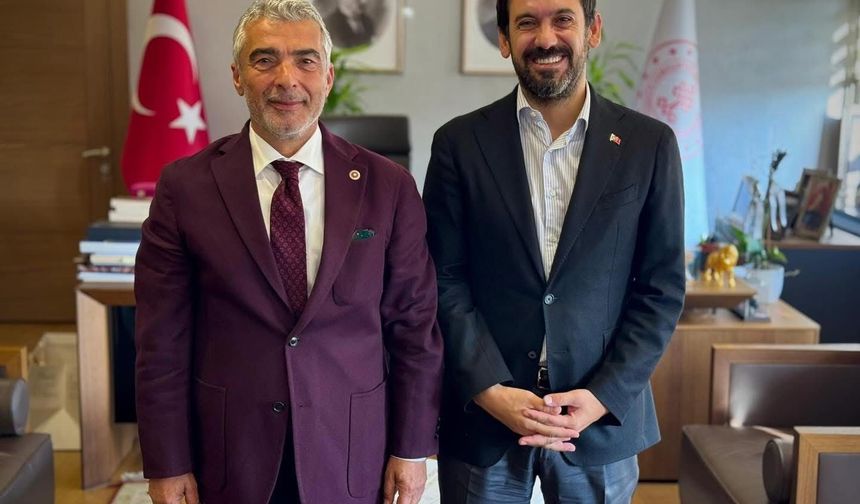 Milletvekili Cantürk Alagöz’den Bakan Yardımcısı Batuhan Mumcu’ya Ziyaret