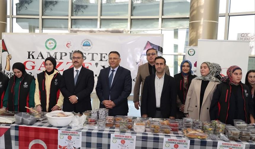 Iğdır Üniversitesi ile İlim Yayma Cemiyeti’nden Gazze’ye Destek Kermesi