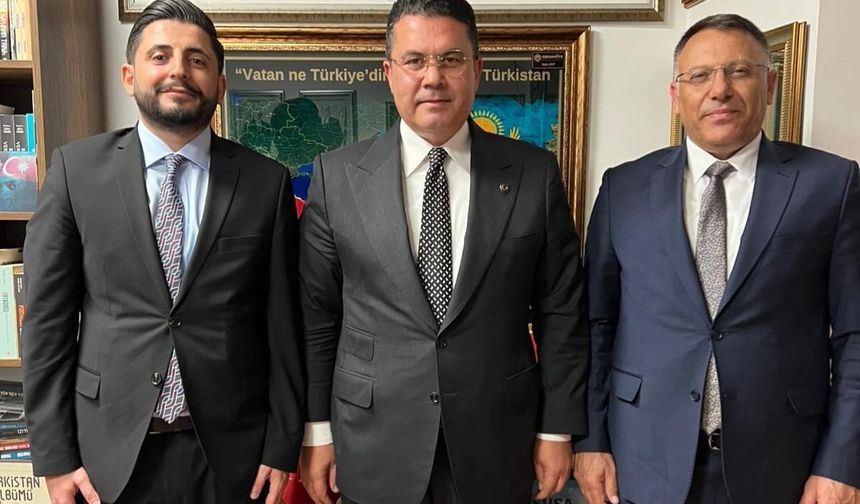 Rektör Gürel’den Ahmet Cevad Enstitüsü Başkanı ve MHP Genel Başkan Başdanışmanı Ersoy’a Ziyaret