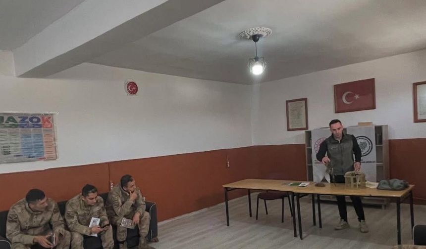 Iğdır’da Jandarma personeline kaçak avcılıkla mücadele eğitimi