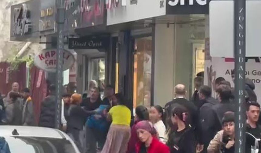 İki grup arasında çıkan kavga polis müdahalesiyle sona erdi