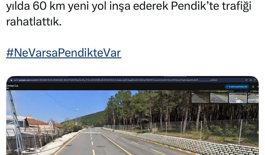 Pendik Belediye Başkanı Ahmet Cin’den Mansur Yavaş’a dikkat çeken "yol" göndermesi
