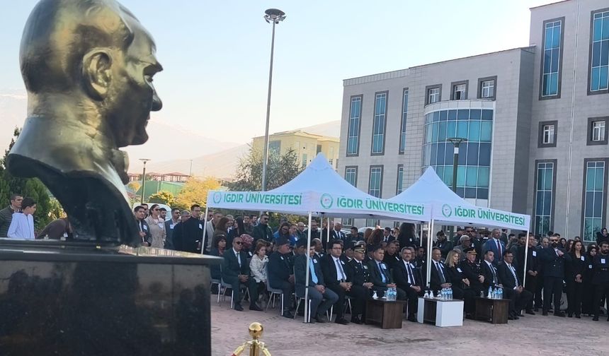 Iğdır Üniversitesi’nde İlk Kez 10 Kasım Programı Düzenlendi
