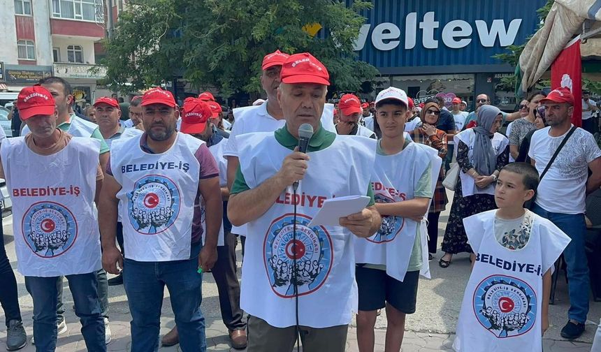 Belediye İş Sendikasından Basın Açıklaması
