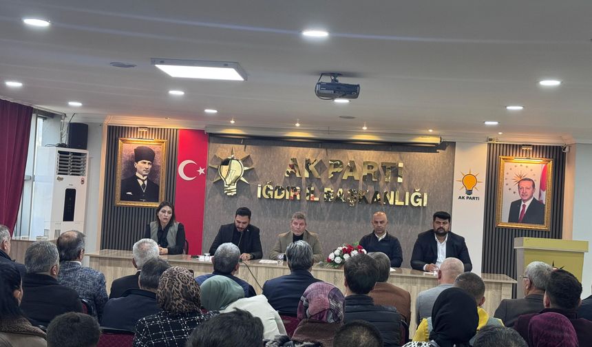 AK Parti Iğdır İl Danışma Meclisi Toplantısı gerçekleştirildi