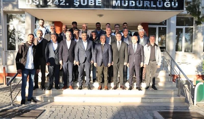 Alagöz, Tuzluca Köy Muhtarları ile DSİ’de Buluştu