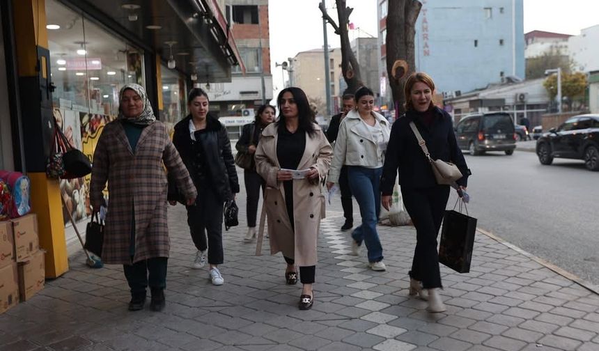 Belediye Eş Başkanı Necla Kum’dan 25 Kasım Farkındalık Çalışması