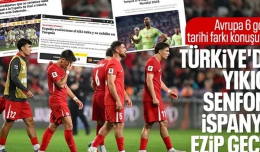 İspanyol basınından İspanya - Türkiye maçı manşetleri