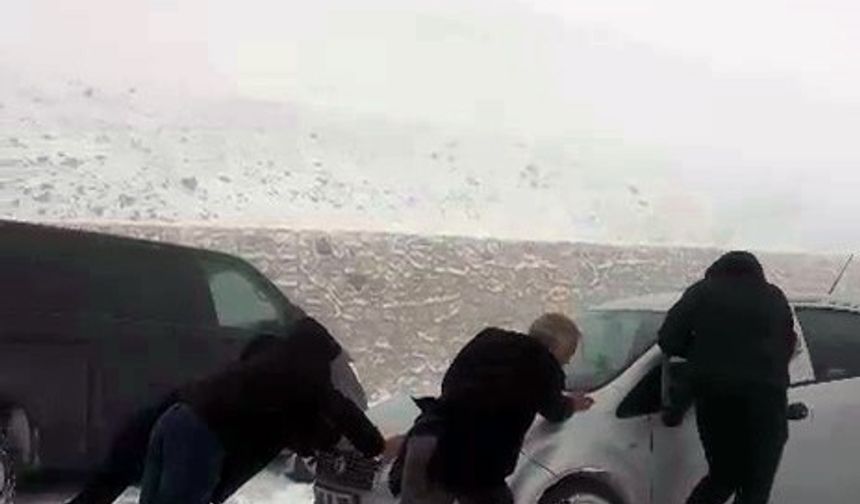 Ulaşıma kar engeli