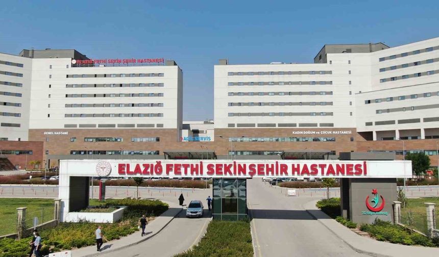 Elazığ Fethi Sekin Şehir Hastanesi'nde 1 yılda 2 milyon 810 bin hasta tedavi edildi