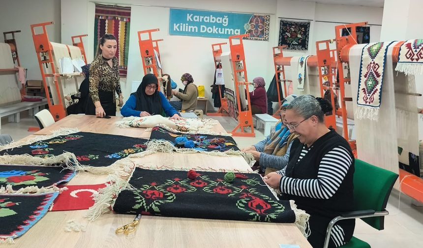 Iğdır’da İrevan Kilimleri Dokunmaya Başlandı