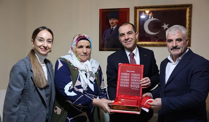 Vali Taşolar’dan Şehit Ailesine Ziyaret