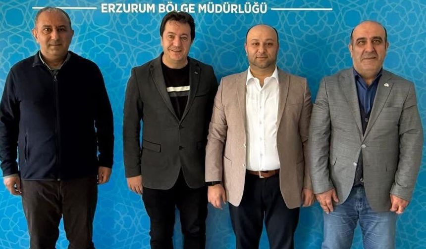 Gazetecilerden Basın İlan Kurumu Bölge Müdürü Ali Aktaş’a Ziyaret