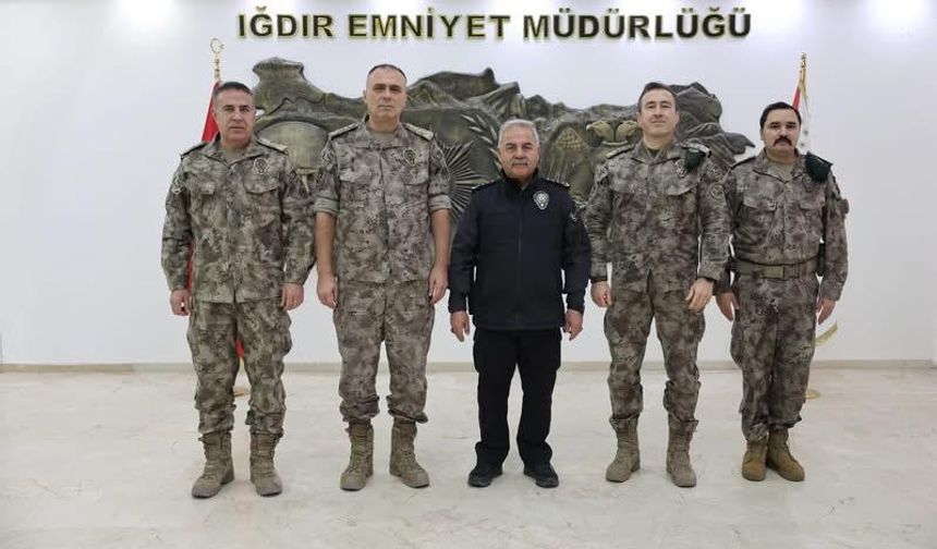 Özel Harekat Daire Başkanı Ünsal Hayal’dan Iğdır’a Resmî Ziyaret