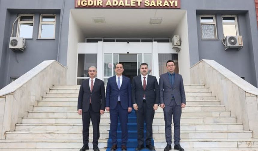 Vali Taşolar’dan Iğdır Adliyesine Ziyaret