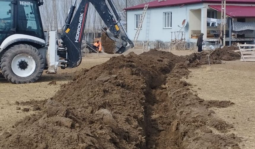 Iğdır’da Altyapı Hamlesi: Aşağı Topraklı Köyü Kesintisiz Suya Kavuştu