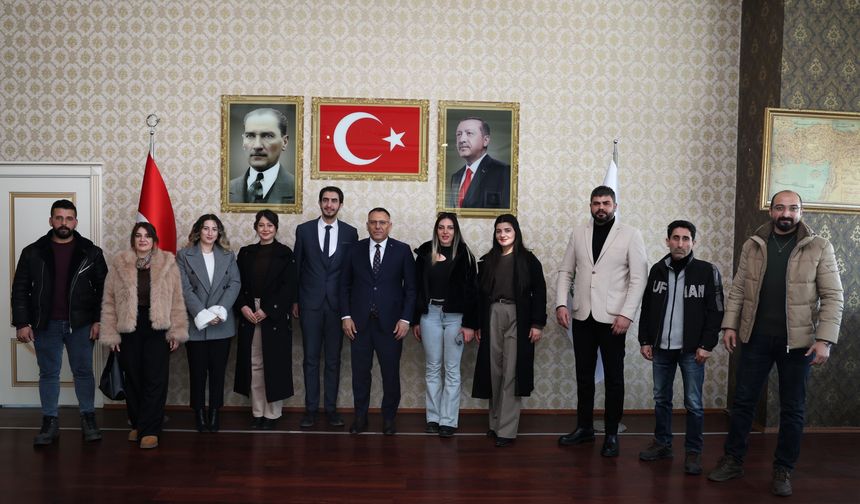 Korhan Koleji'nden Rektör Gürel'e Ziyaret