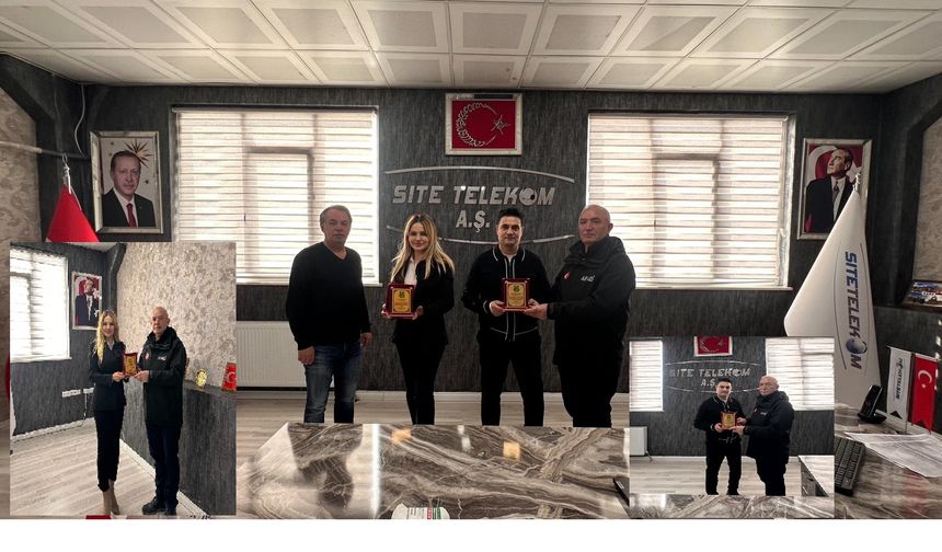 Iğdır’da Spora ve Sporcuya “Site Telekom” Desteği: Teşekkür Plaketi Takdim Edildi