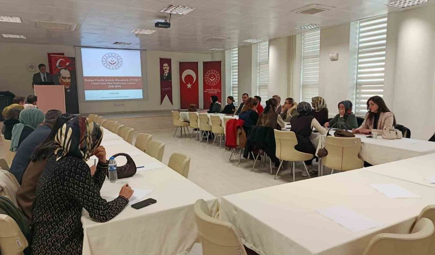 Kadına yönelik şiddetle mücadele çalıştayı düzenlendi