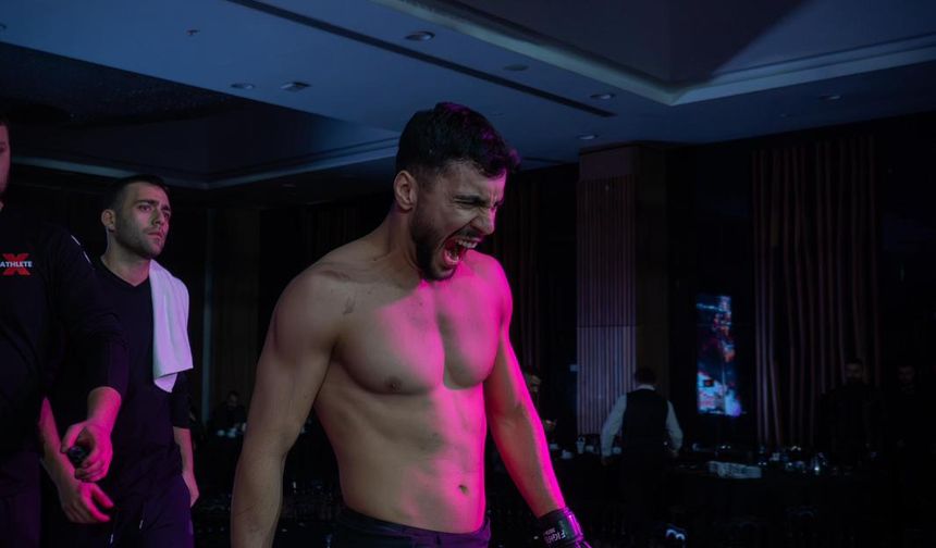 Iğdırlı Milli sporcu Fırat Çekim’den profesyonel MMA’de hızlı başlangıç